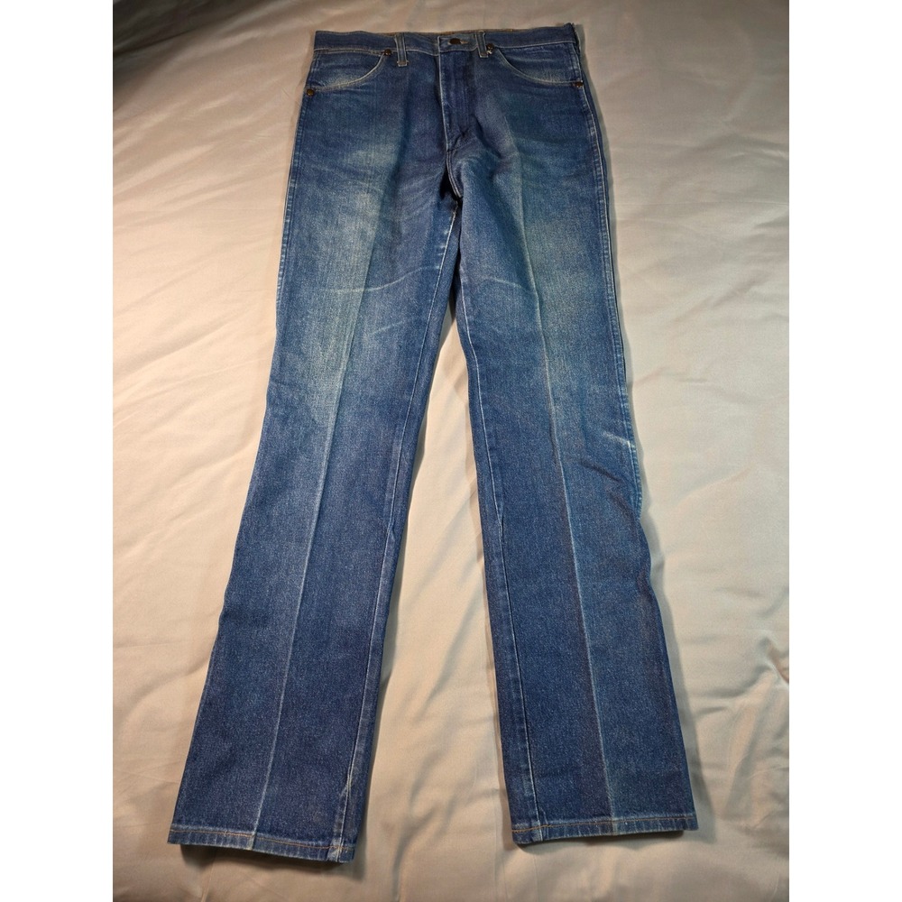Wrangler‎ Jeans 936DEN Men 35x36 (34x36) Blue Cowboy Cut Made in USA Vintage 80s